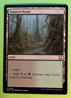 Tainted Wood |x4 Playset| Commander: Modern Horizons 3 Regular MTG - Image 1