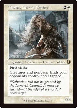 Retro THALIA, HERETIC CATHAR x1 mtg NM-M Innistrad Remastered 1 Rare - Image 1