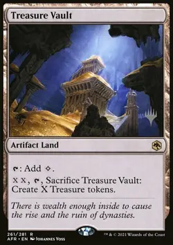 MTG Treasure Vault (261p/241) Adventures in the Forgotten Realms Promos LP - Image 1