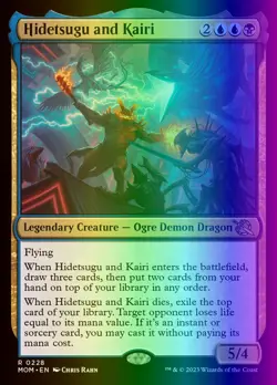 MTG Hidetsugu and Kairi (228/548) March of the Machine LP FOIL - Image 1