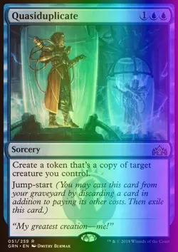 MTG Magic the Gathering Quasiduplicate (51/291) Guilds of Ravnica LP FOIL - Image 1