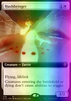 MTG Magic the Gathering Hushbringer (339/533) Throne of Eldraine LP FOIL - Image 1