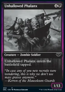 MTG Unhallowed Phalanx (402/633) Innistrad Double Feature LP - Image 1