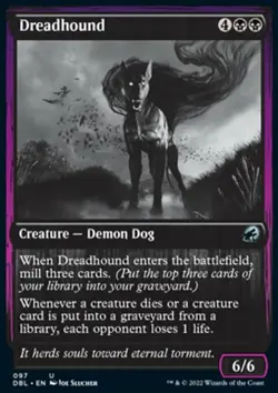 MTG Magic the Gathering Dreadhound (97/633) Innistrad Double Feature NM - Image 1