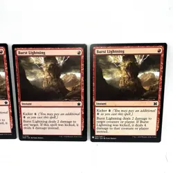 Burst Lightning x4 Playset MTG Magic The Gathering Mixed Sets - Image 3