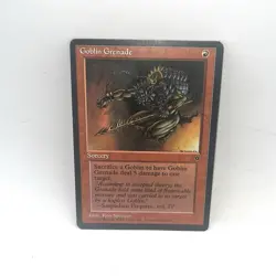 Goblin Grenade SPENCER 1x Fallen Empires MTG Magic The Gathering - Image 1