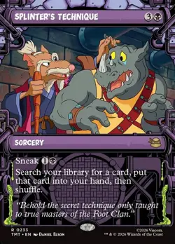 Splinter's Technique * Showcase * - TMT Teenage Mutant Ninja Turtles - NM/MINT - Image 1