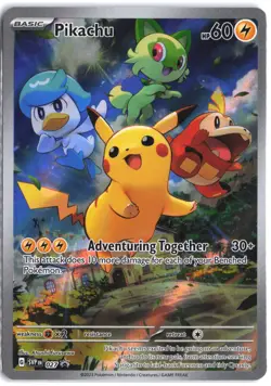 Pikachu 027 Promo Scarlet & Violet Pokemon - Image 1