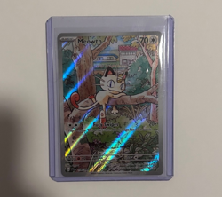 Pokemon TCG Meowth 106/094 Illustration Rare ME02: Phantasmal Flames NM - Image 1