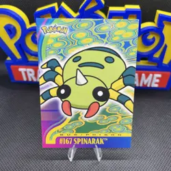 Pokemon Topps Johto Card Spinarak #167 Blue Label - Image 1