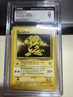 Electabuzz Pokemon 1999 Base Set 20/102 Vintage Rare Original - Image 1