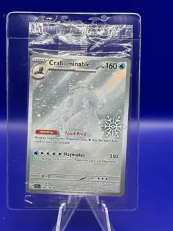Crabominable (149/142) Holiday 2025 Snowflake Stamp Promo Sealed - Pokemon - Image 1