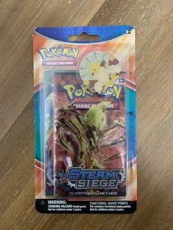 Pokemon TCG: XY Steam Siege & Roaring Skies 2-Pack Blister W/pin Factory Sealed - Image 1