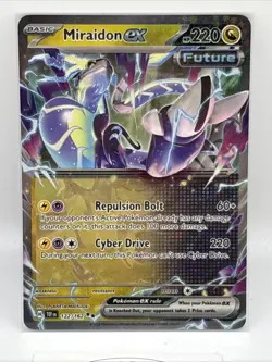 Pokemon Miraidon ex 122/162 Sv05: Temporal Forces Holo NM - Image 2