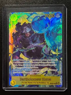 BARTHOLOMEW KUMA OP12-119 Alt Art SEC One Piece TCG Legacy of the Master English - Image 3