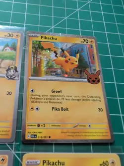 pokemon 3 pikachu And 1 Pichu card lot - Image 2