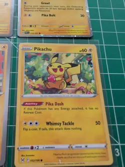 pokemon 3 pikachu And 1 Pichu card lot - Image 5
