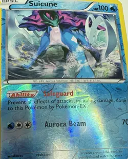 Suicune 20/101 2013 B&W Plasma Blast Pokemon Card Reverse Holo Rare HP - Image 4
