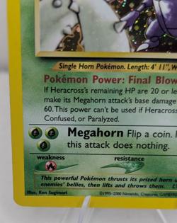 2000 Pokemon Heracross Neo Genesis Holo Rare Card 6/111 LP - Image 5