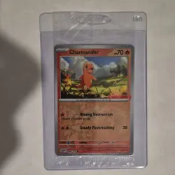 Pokemon 2023 Charmander 004/165 GameStop Promo Reverse Holo - Image 2