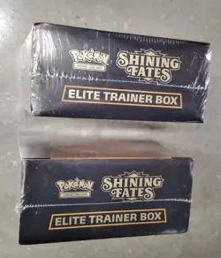 🔥LOT OF 2 Pokemon TCG Shining Fates Elite Trainer Box ETB Factory Sealed New!🔥 - Image 4