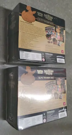 🔥LOT OF 2 Pokemon TCG Shining Fates Elite Trainer Box ETB Factory Sealed New!🔥 - Image 5