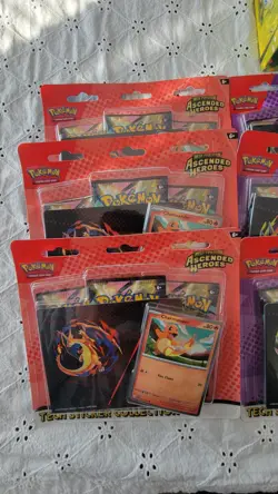 Pokemon Ascended Heroes LOT Of 20 2pk Blister Tech Sticker Collection Mini Tins - Image 2