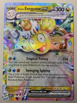 Alolan Exeggutor ex 133/191 - NM/M - Sv08 Surging Sparks - Pokemon TCG - Image 1