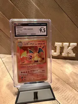 1996 Charizard Base Set Japanese Holo Pokemon Card CGC 9.5 MINT+ - Image 1