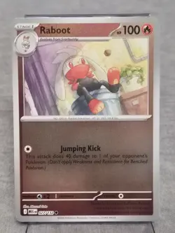 Raboot 027/132 Common Reverse Holo - Pokemon TCG Mega Evolution - NM - Image 1