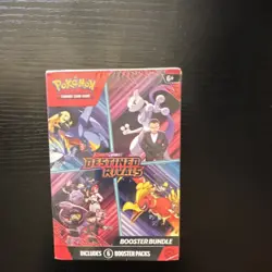 Pokemon Scarlet & Violet Destined Rivals Booster Bundle Box 6 Packs English 2025 - Image 1