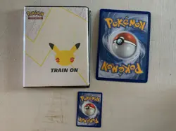 BLACK KYUREM STAMPED PROMO + POKEMON CELEBRATIONS 25TH OVERSIZE / JUMBO BINDER - Image 2