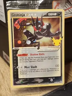 Greninja Gold Star SWSH144 SEALED Holo Pokemon Celebrations NM 25th Anniversary - Image 1