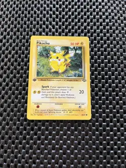 ⚡NM PIKACHU 1ST EDITION - 60/64 WotC Pokemon TCG Jungle Set (Never Played) - Image 1