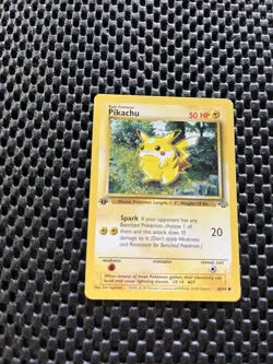 ⚡NM PIKACHU 1ST EDITION - 60/64 WotC Pokemon TCG Jungle Set (Never Played) - Image 2