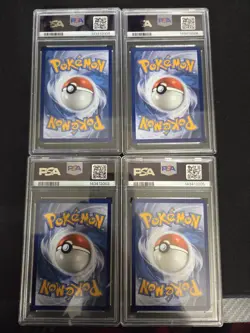 Pokemon Phantasmal Flames Staff Pre Release Promo Set Of 4 PSA Graded - Image 2