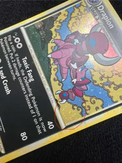 2010 Drapion Triumphant 4/102 Holo Rare Pokemon Card Kizuki With 2 SWIRLS 💫 - Image 3