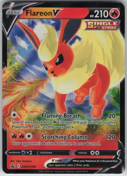 Flareon V Promo SWSH: Sword & Shield Promo Cards SWSH149 LP-NM - Image 1