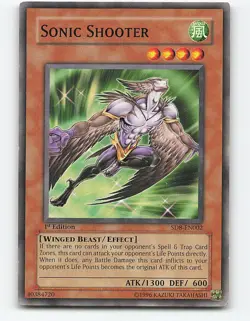 Sonic Shooter #SD8-EN002 1st edition Yugioh Card - Image 1