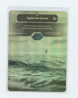 English Neverrift Trading Card Alpha 1st Edition Full Foil Against the Current - Image 1