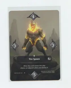 English Neverrift Trading Card Alpha 1st Edition Non-Foil 026 Fire Spawn RARE - Image 1