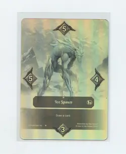 English Neverrift Trading Card Alpha 1st Edition Full Foil 030 Ice Spawn - Image 1