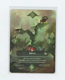 English Neverrift Trading Card Alpha 1st Edition FULL Foil 133 Yateveo - Image 1