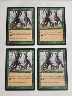 MTG Playset 4x Overgrowth (Stronghold/Green/C) - BGM - Image 1