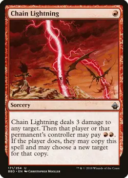 MTG Chain Lightning ** Battlebond ** English - Image 1