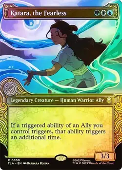 Katara, the Fearless Foil Showcase Avatar: The Last Airbender NM MTG - Image 1