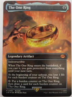 The One Ring (Borderless) Unique and Miscellaneous Promo Foil #451 - Image 1