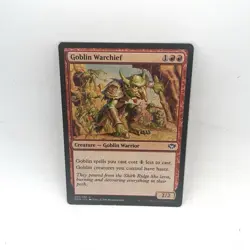 Goblin Warchief 1x Duel Decks: Speed vs Cunning MTG Magic The Gathering - Image 1