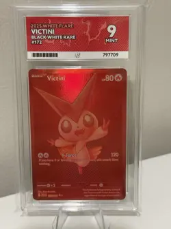 Pokemon TCG Victini 172/086 Ace 9 Gem Mint Black Bolt - Image 1