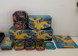 Ascended Heroes Pokemon ETBs, tins and sleeves EMPTY bundle - Image 1